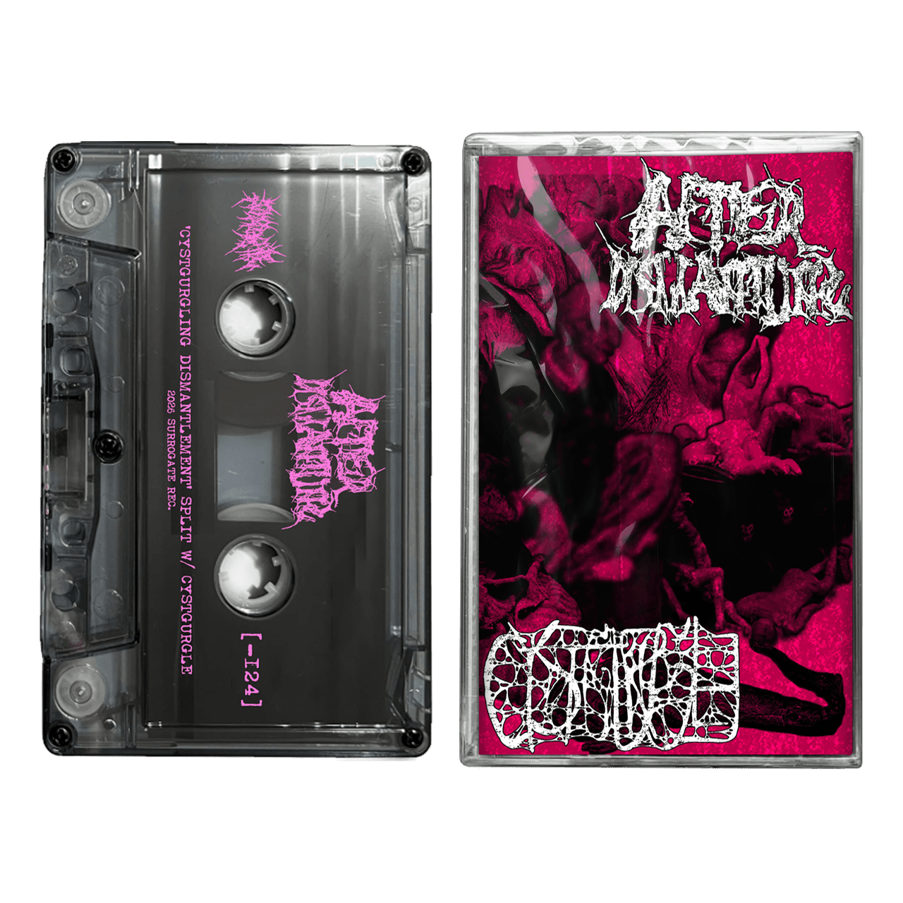 Afterdismantling / Cystgurgle 'Cystgurgling Dismantlement (Split)' Cassette