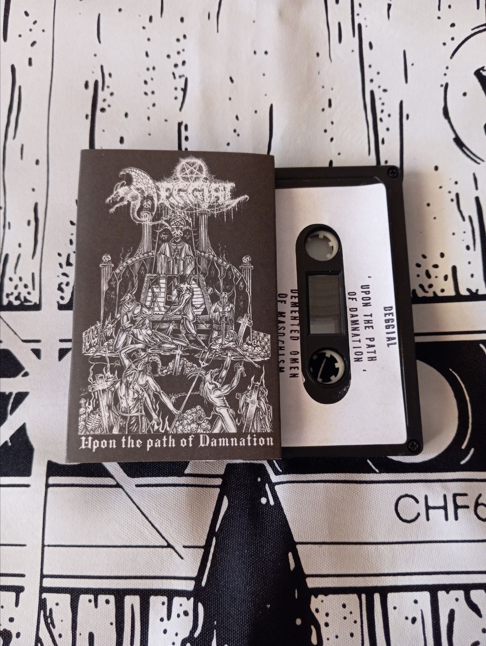 Deggial - Upon The Path Of Damnation (cs, S/Sided, 2010)