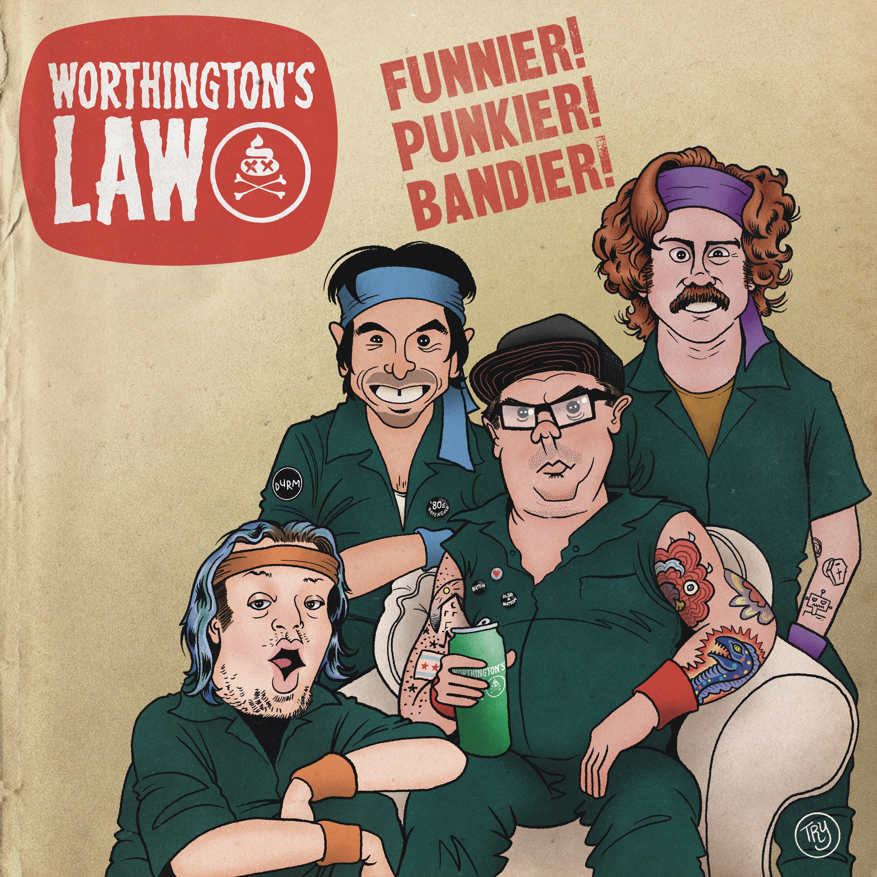 Worthington's Law - Funnier! Punkier! Bandier! (PRE-ORDER)