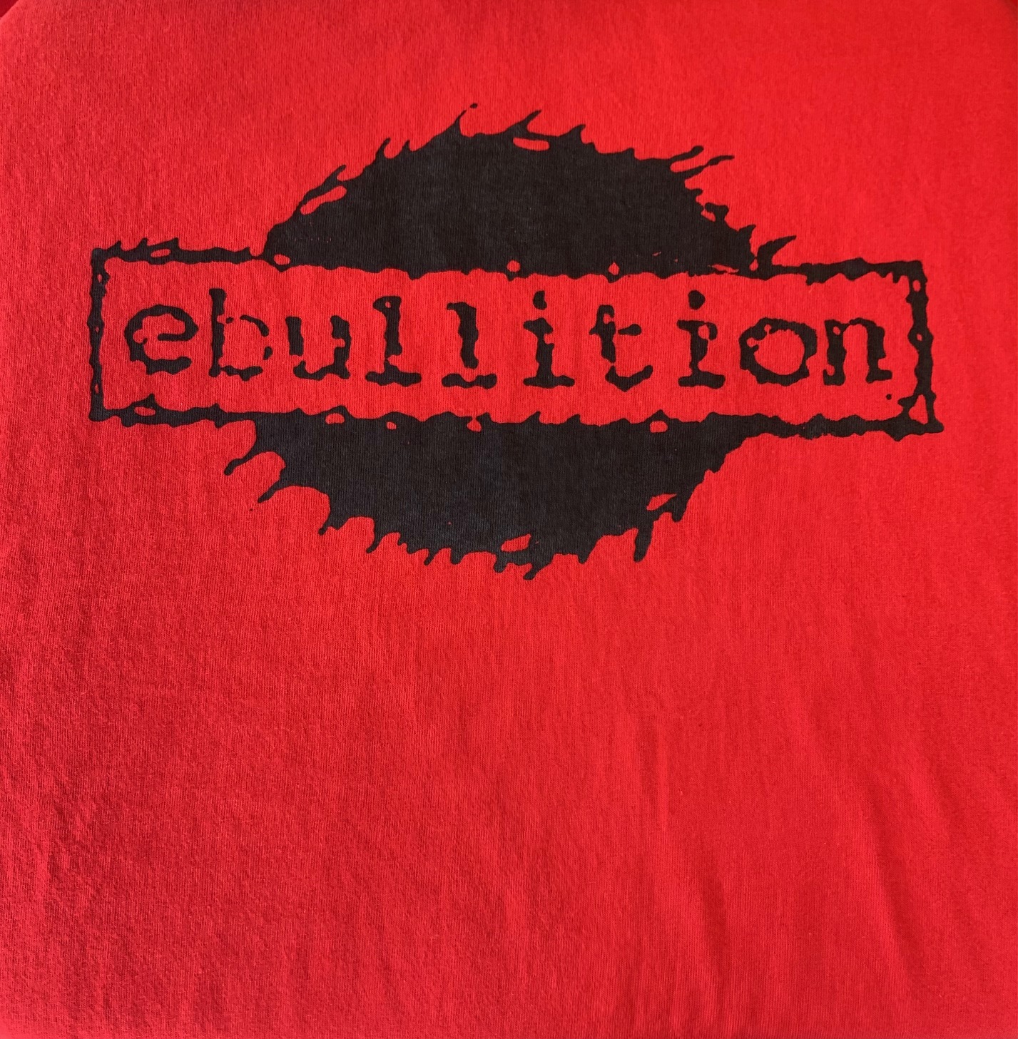 Ebullition - Gildan T-shirts (Front and Back logo, but no text)
