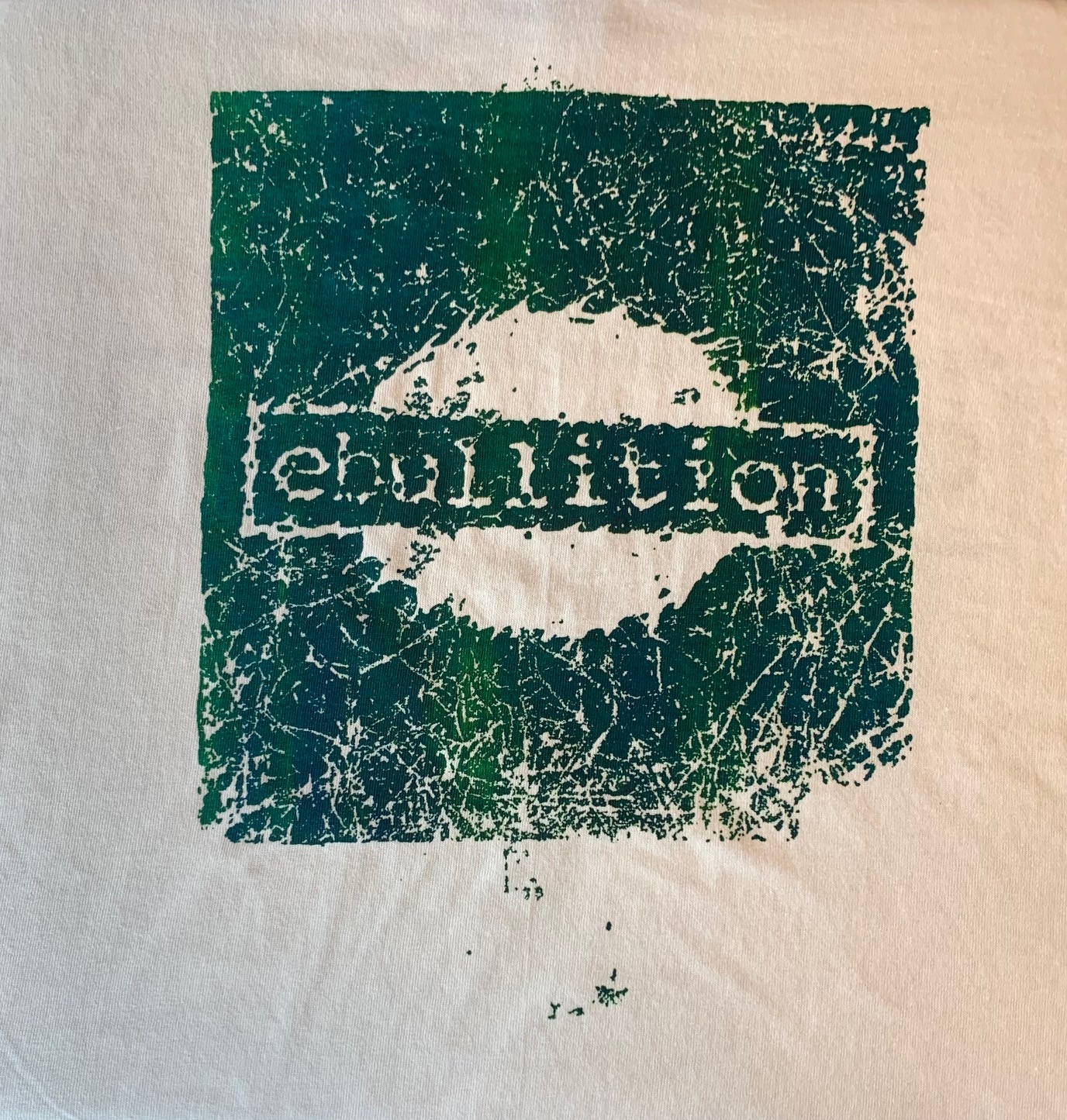Ebullition - Gildan T-shirts (Front and Back logo, but no text)