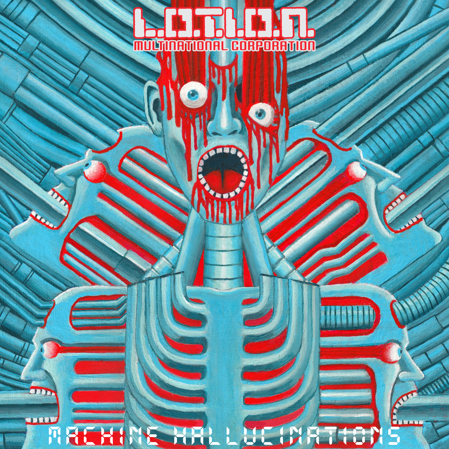 L.O.T.I.O.N. MULTINATIONAL CORPORATION - Machine Hallucinations LP (PREORDER: Ships end of June)