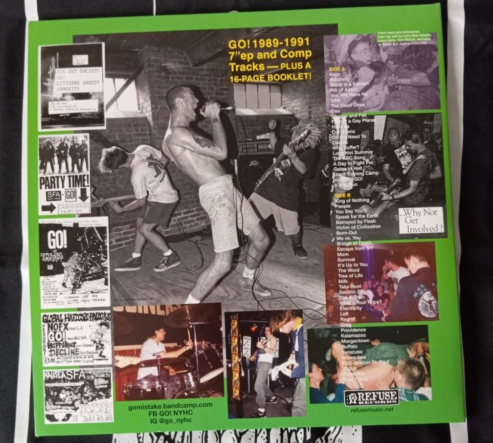 Go! - Just Say Go! (LP, Comp, Blue, Getofold, 16 pages booklet)