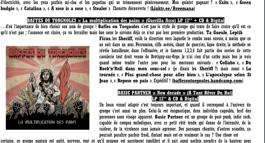 Baffes ou torgnoles - La multiplication des pains