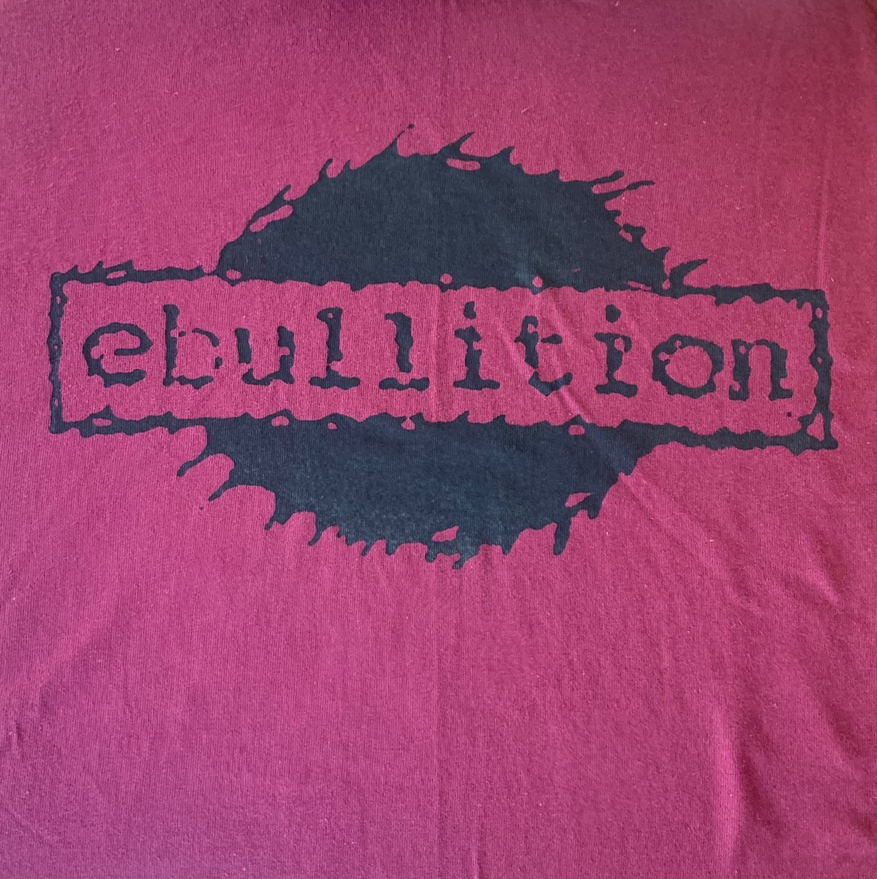 Ebullition - Gildan T-shirts (Front and Back logo with text)