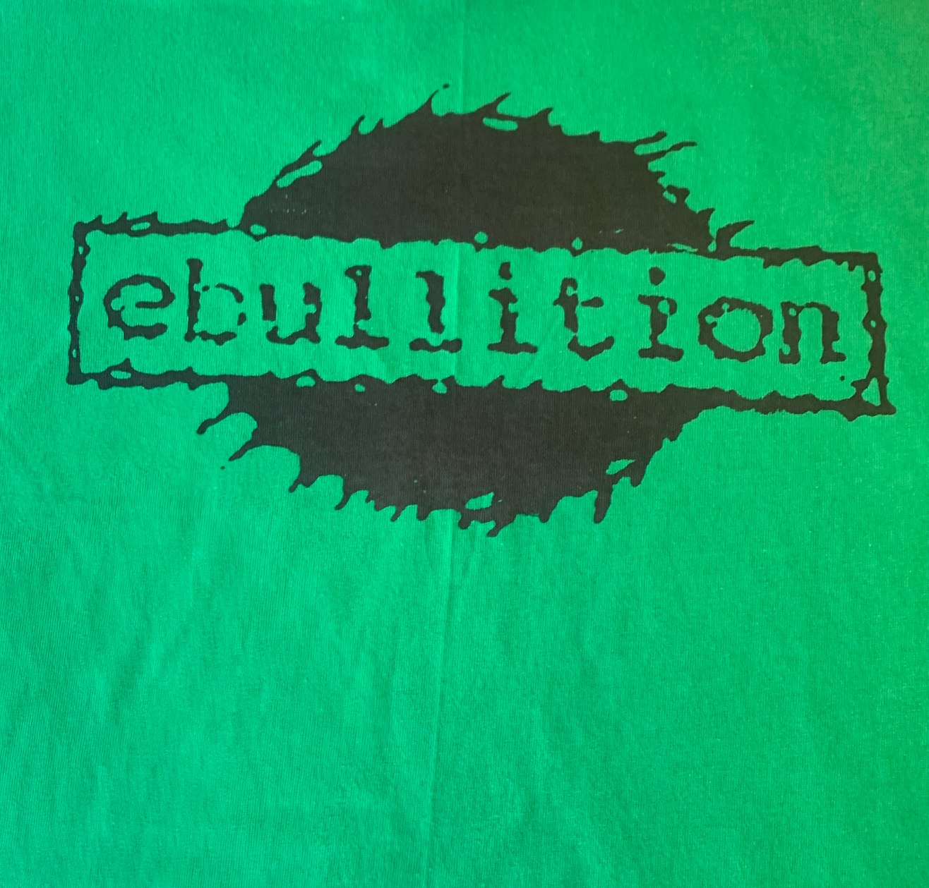 Ebullition - Gildan T-shirts (Front and Back logo with text)