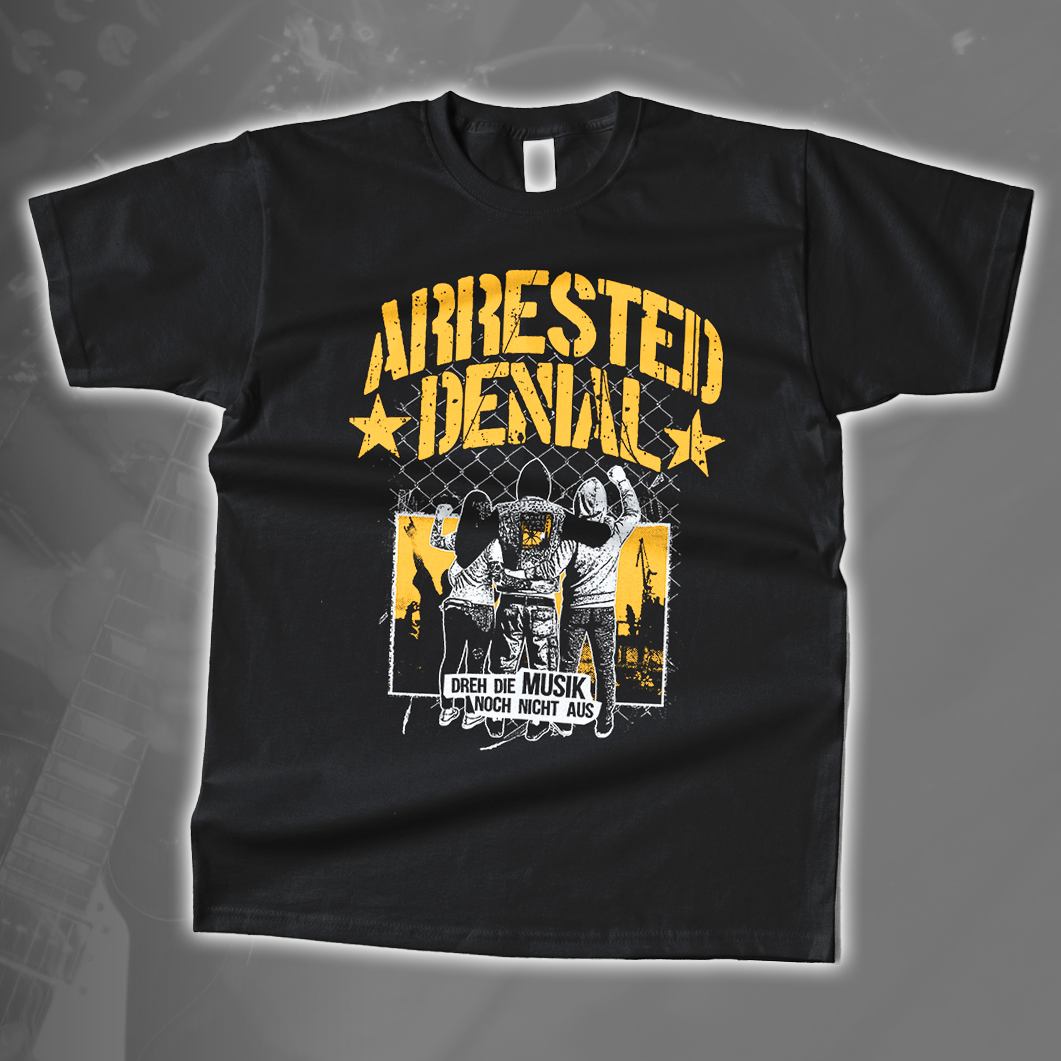 T-Shirt - Dreh die Musik noch nicht aus (hellgelb)