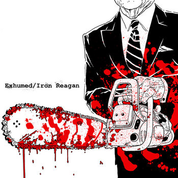 EXHUMED/IRON REAGAN - split LP
