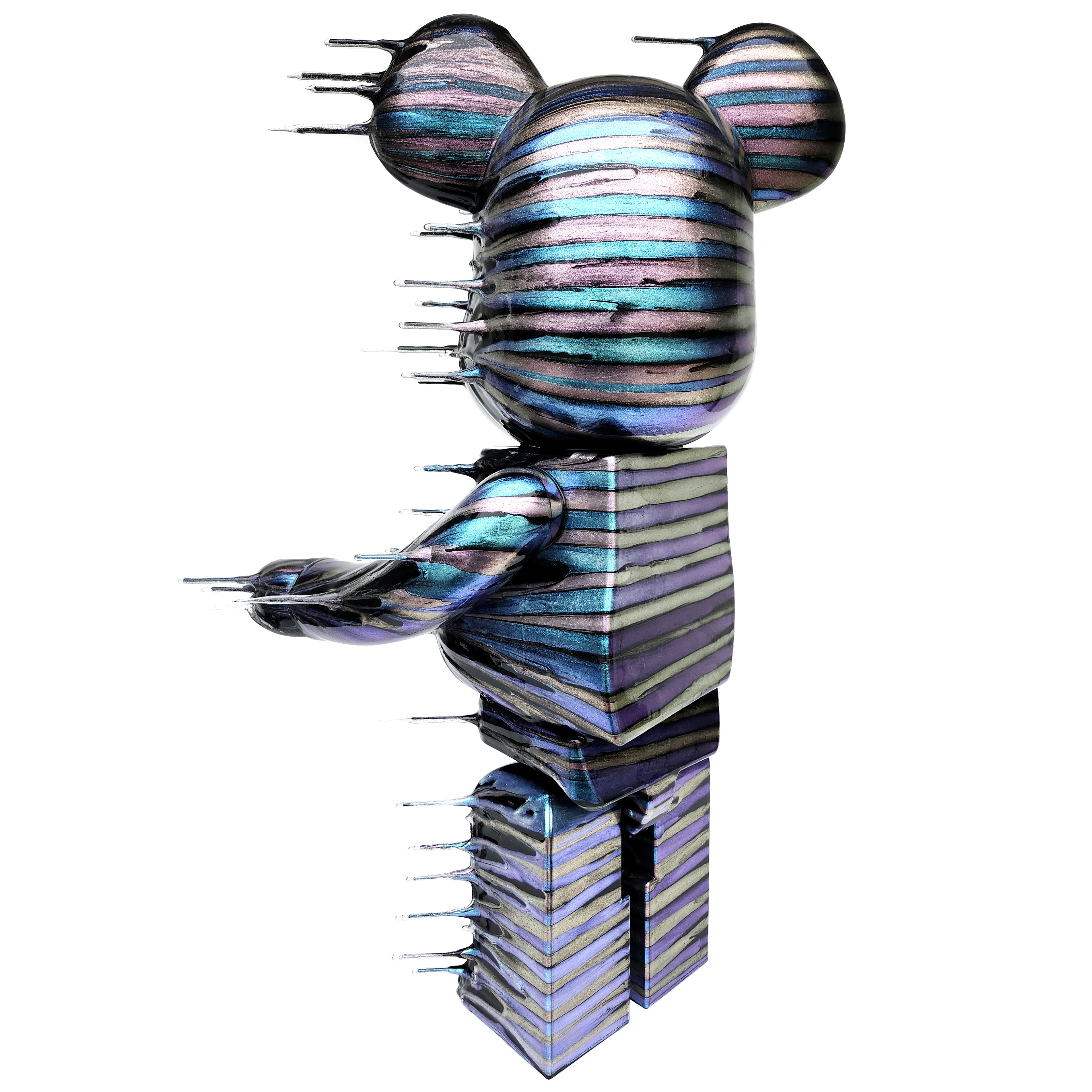 Blown Away 1000% Bearbrick - Glimmer Drips