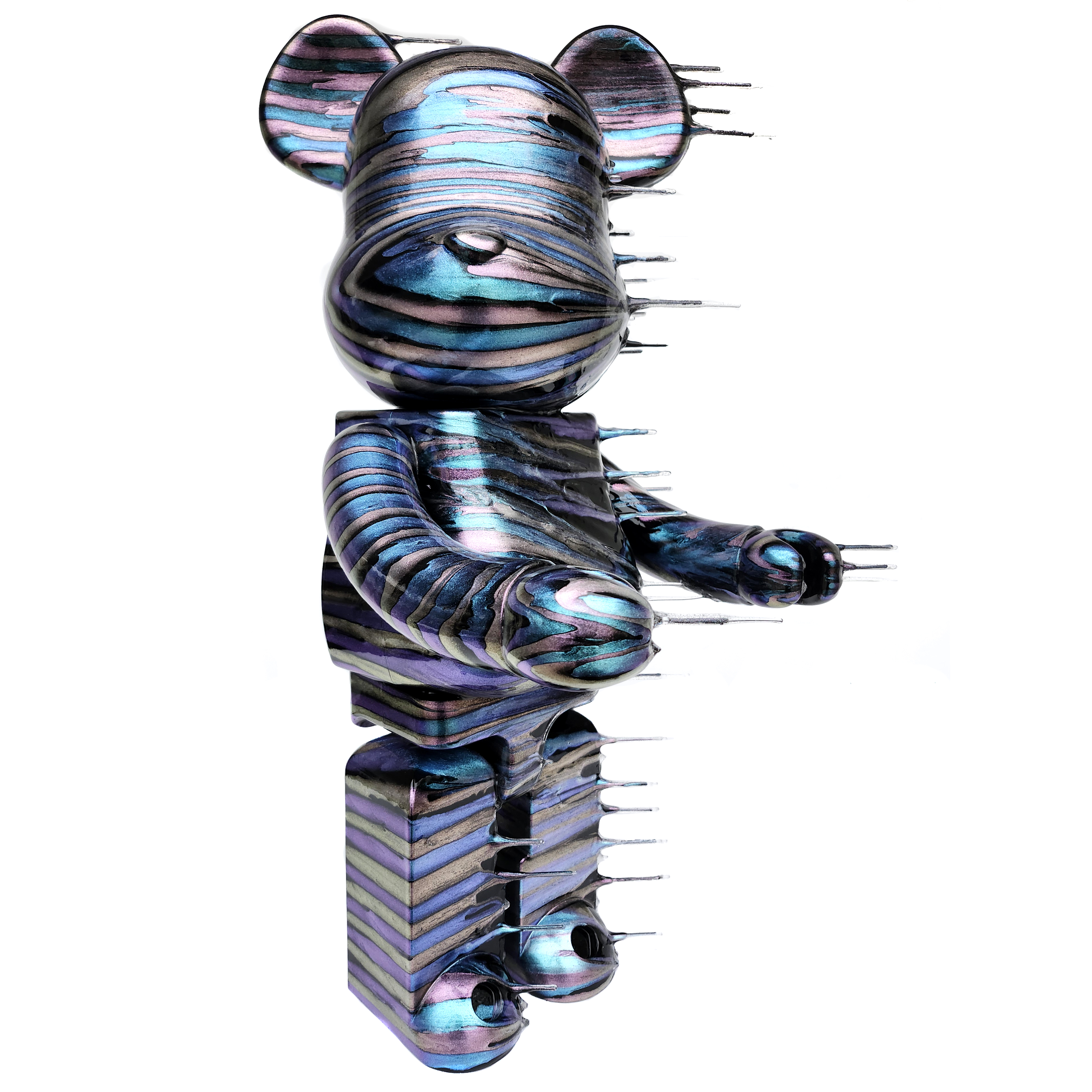 Blown Away 1000% Bearbrick - Glimmer Drips