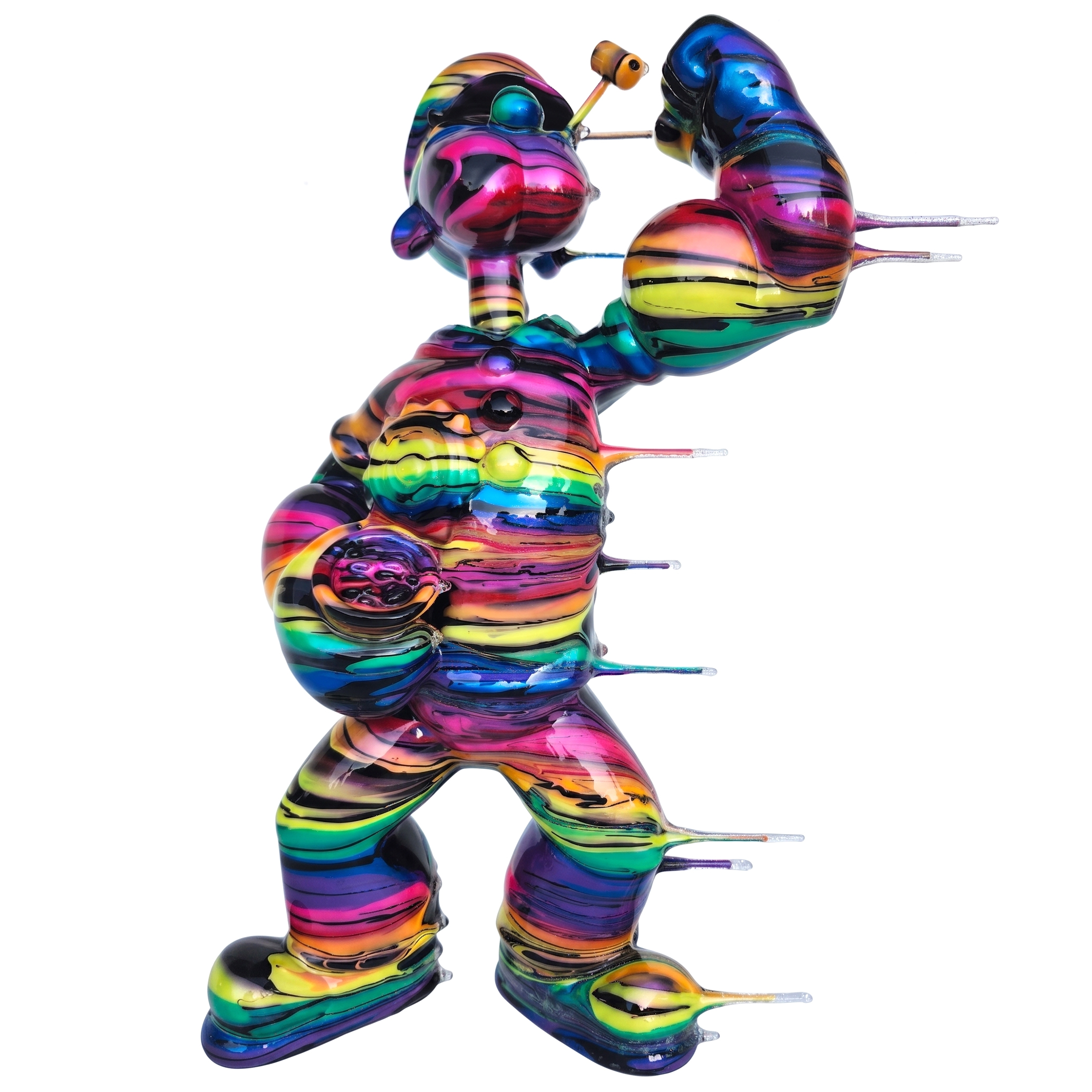 Blown Away Popeye - Dark Rainbow