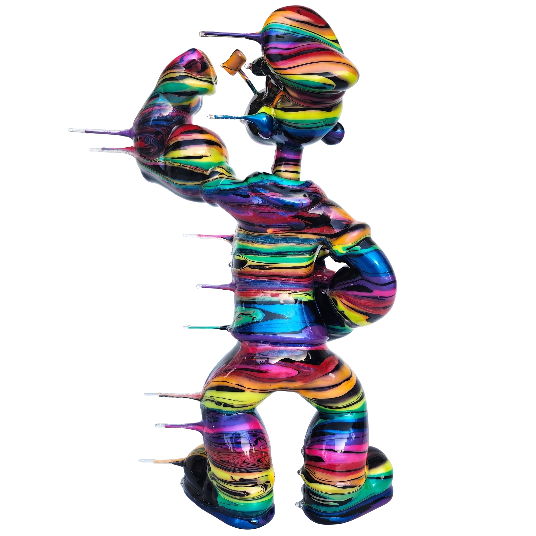 Blown Away Popeye - Dark Rainbow