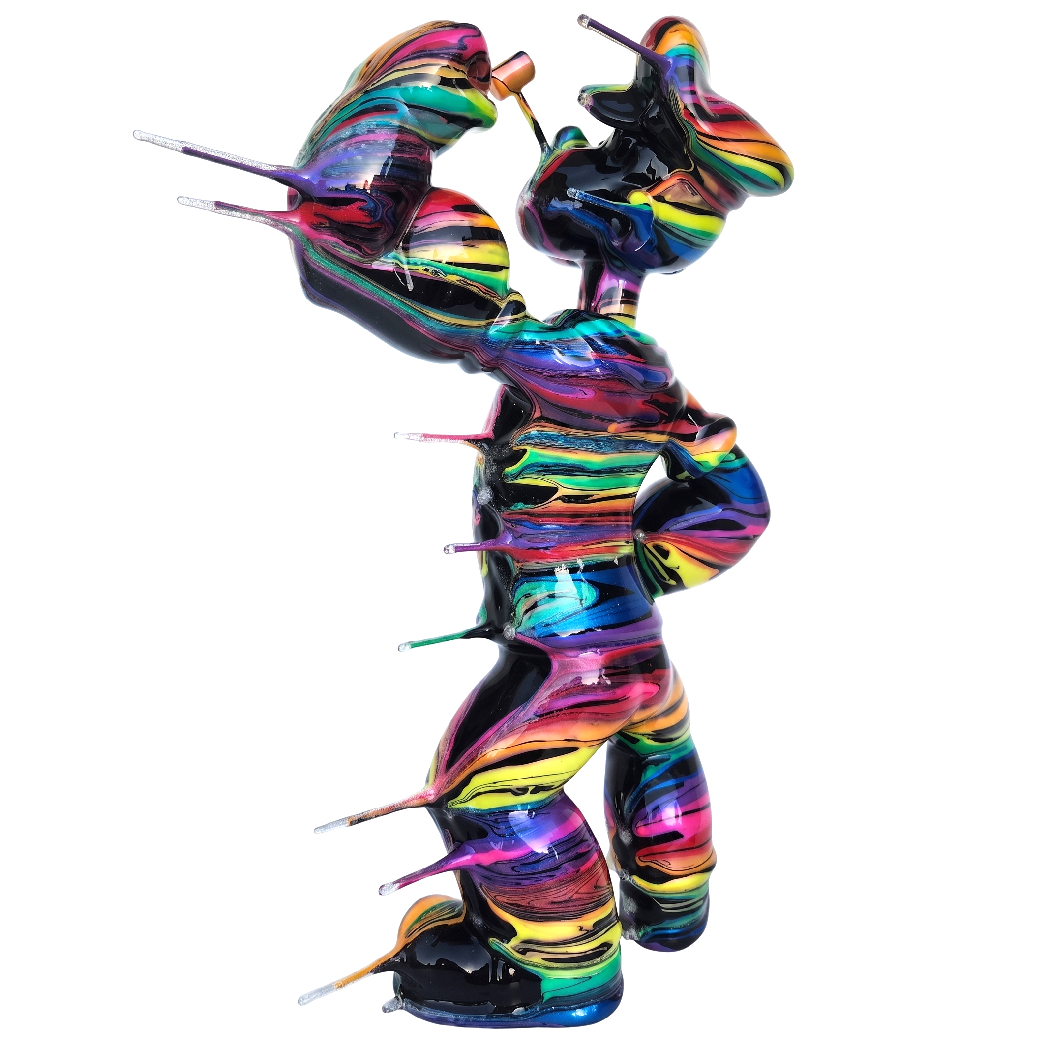 Blown Away Popeye - Dark Rainbow