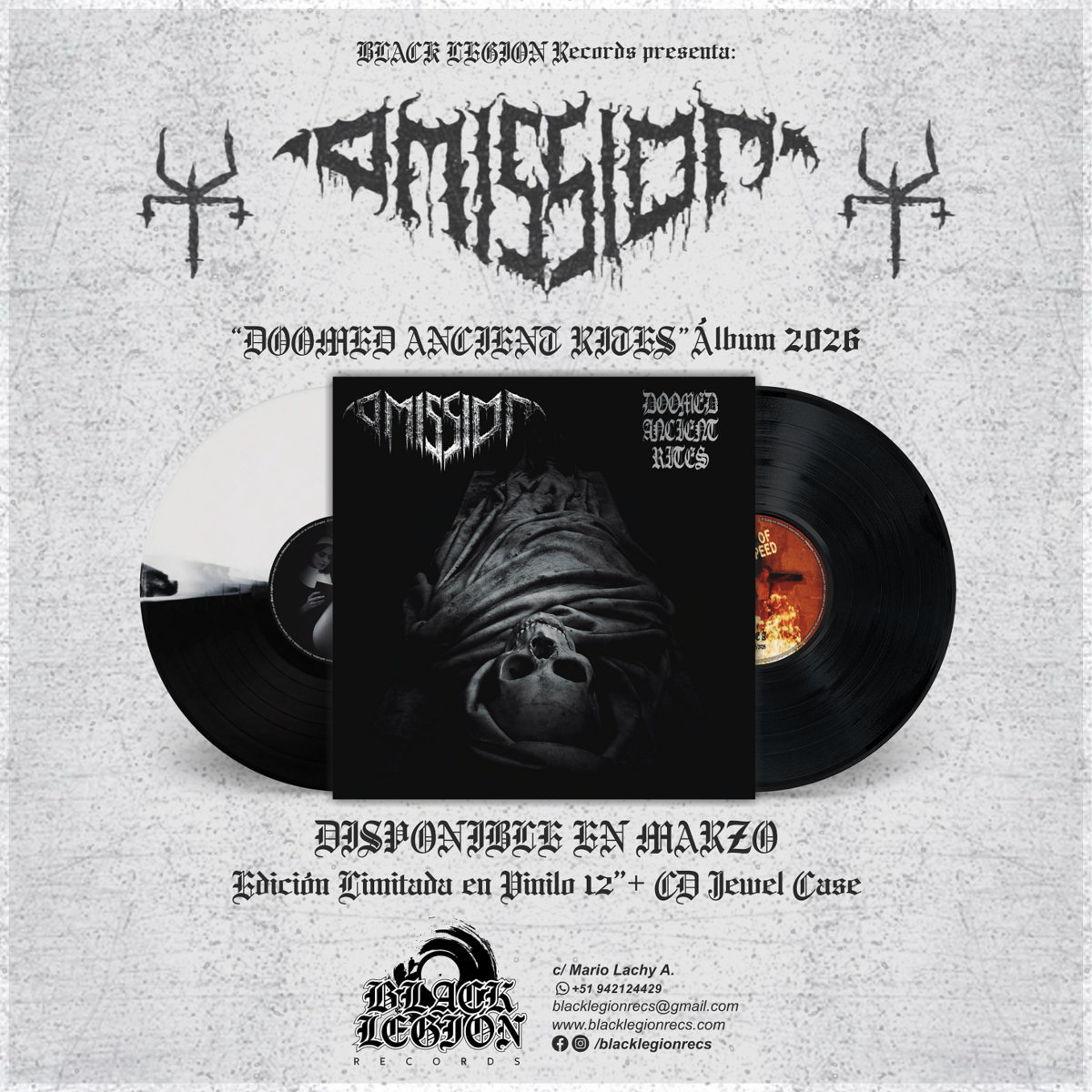OMISSION - Doomed Ancient Rites LP