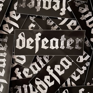 Defeater - Lowercase Black Letter Sticker