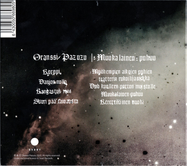ORANSSI PAZUZU - Muukalainen puhuu