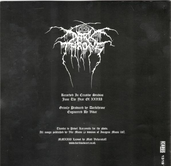 DARKTHRONE - Under A Funeral Moon