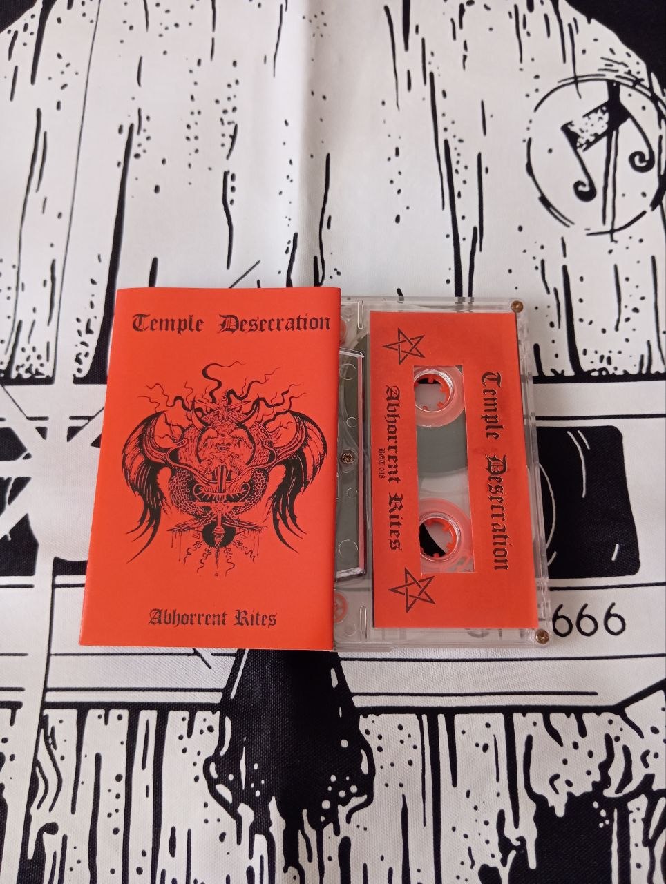 Temple Desecration - Abhorrent Rites (cs, S/Sided, 2013)