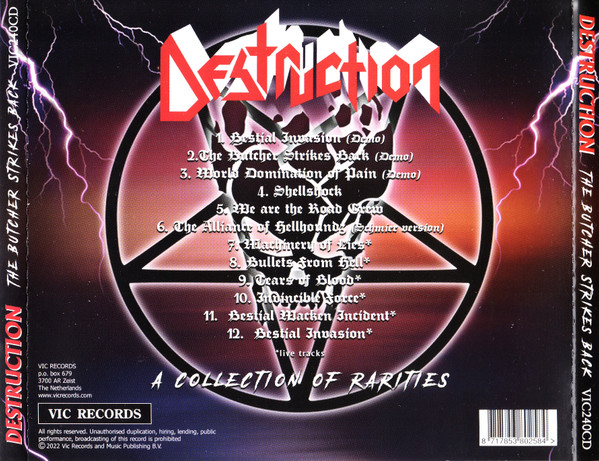 DESTRUCTION - The Butcher Strikes Back