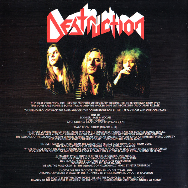 DESTRUCTION - The Butcher Strikes Back