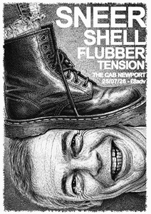 TICKETS: Sneer, Shell, Flubber, Tension @ The Cab, Newport
