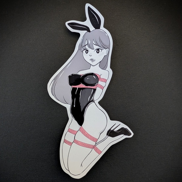 Shibari Bunny Girl Sticker