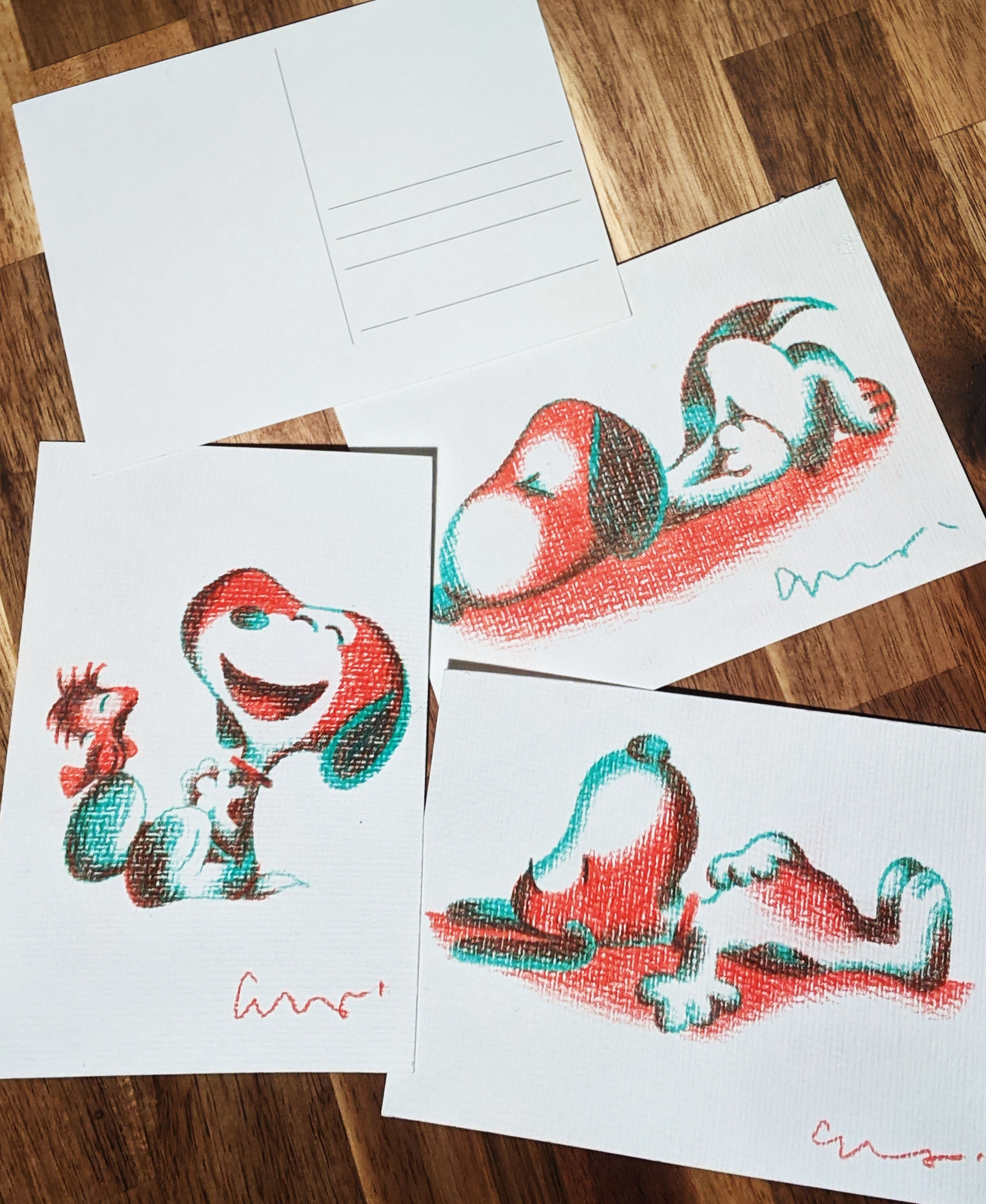 Snoopy Postcard