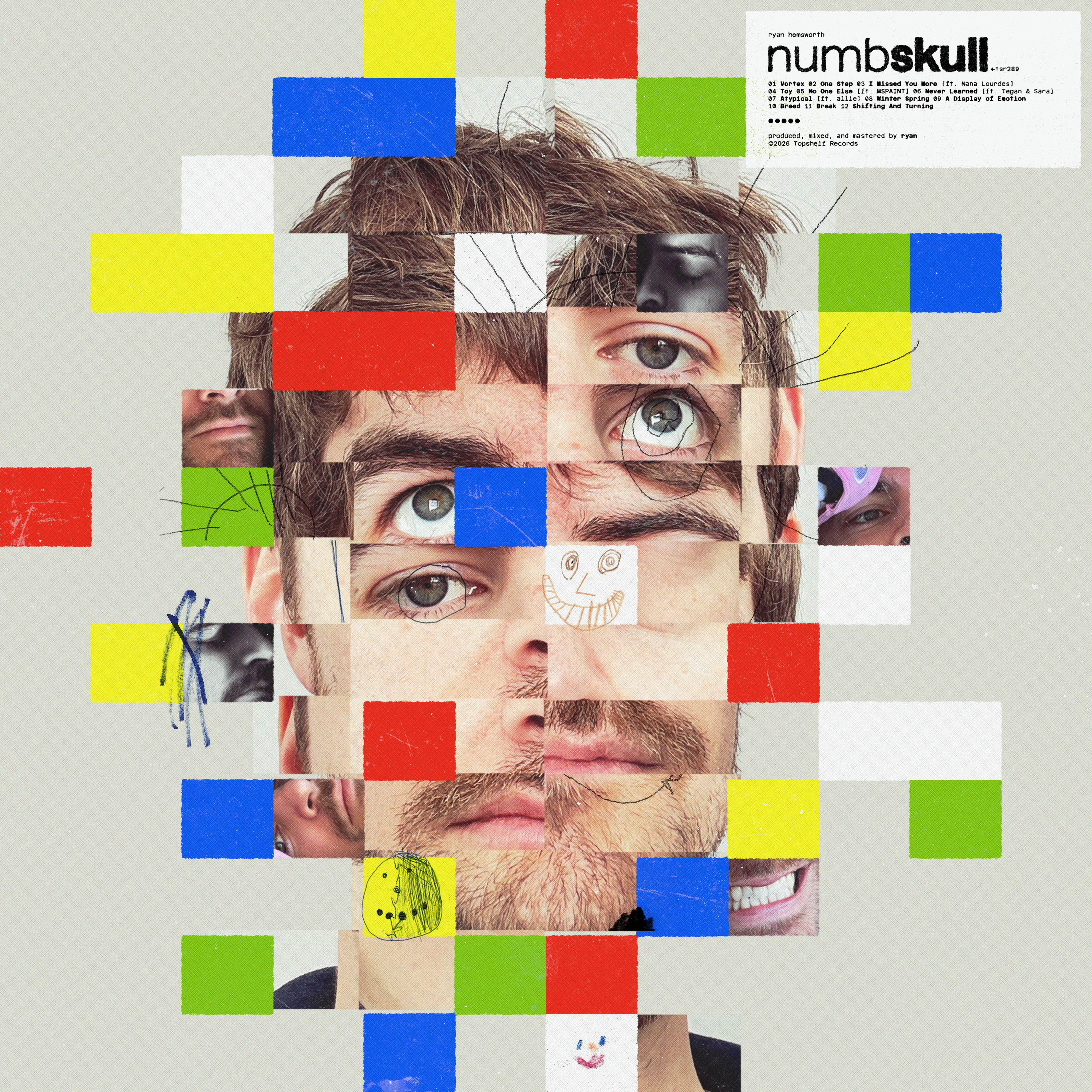 Product shots of Ryan Hemsworth - Numbskull