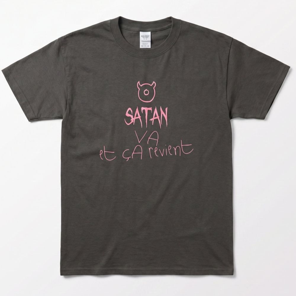 SATAN VA ET CA REVIENT Light Graphite T-Shirt