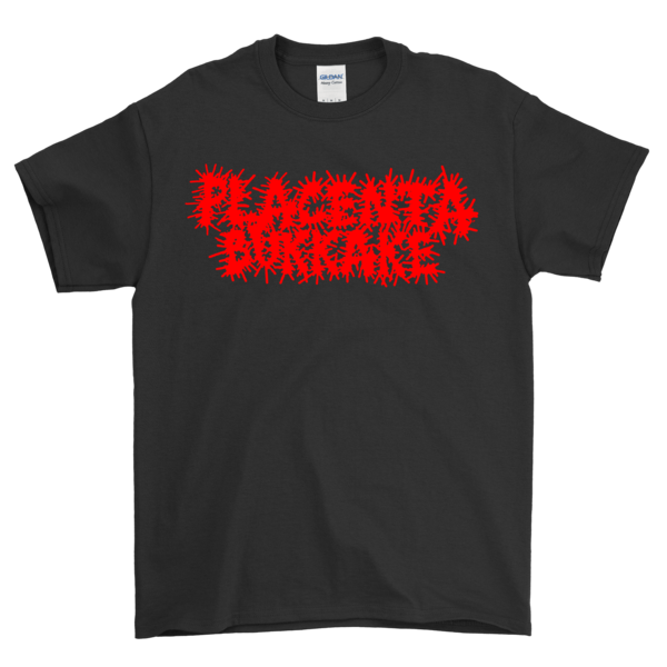 Placenta Bukkake Logo T-Shirt Black