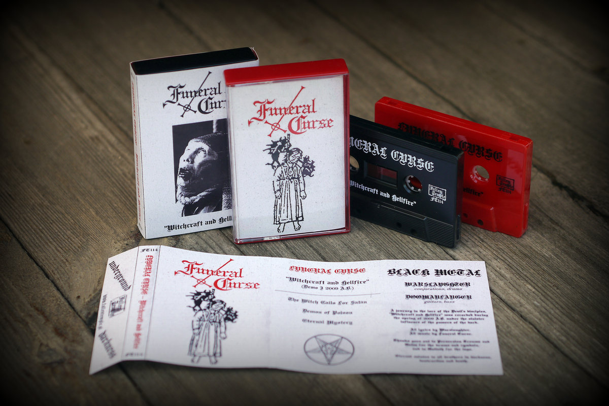 FUNERAL CURSE - Witchcraft and Hellfire TAPE