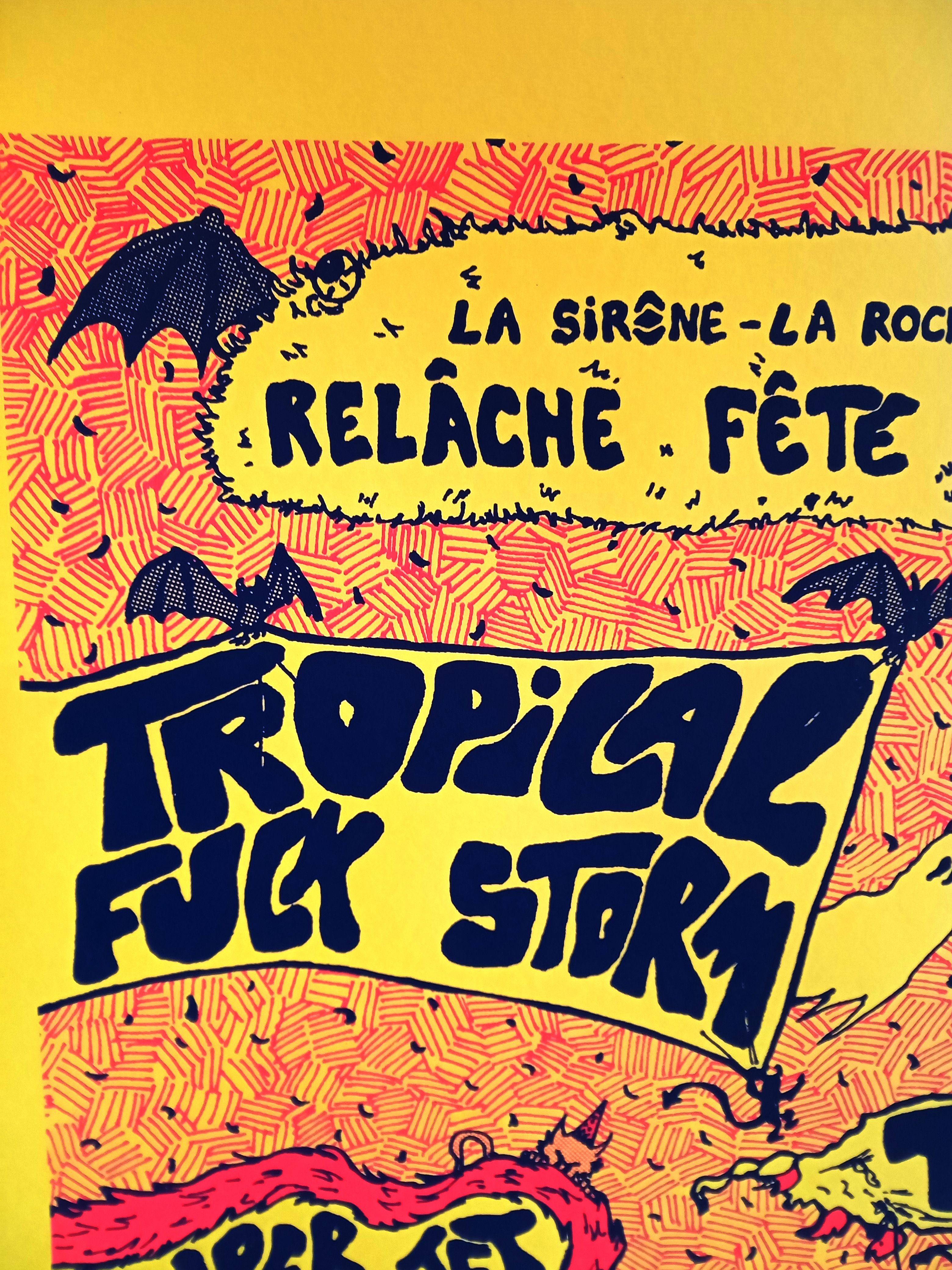 AFFICHE TROPICAL FUCK STORM