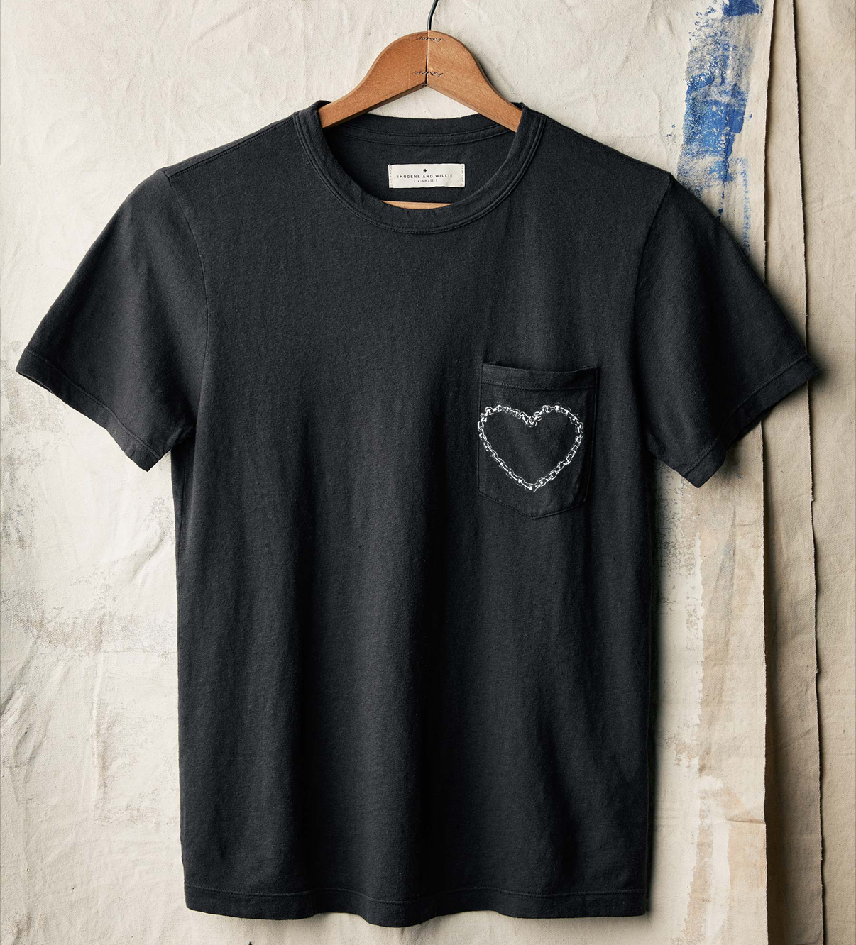 Dosser - Pocket T-Shirt | Heart | Black