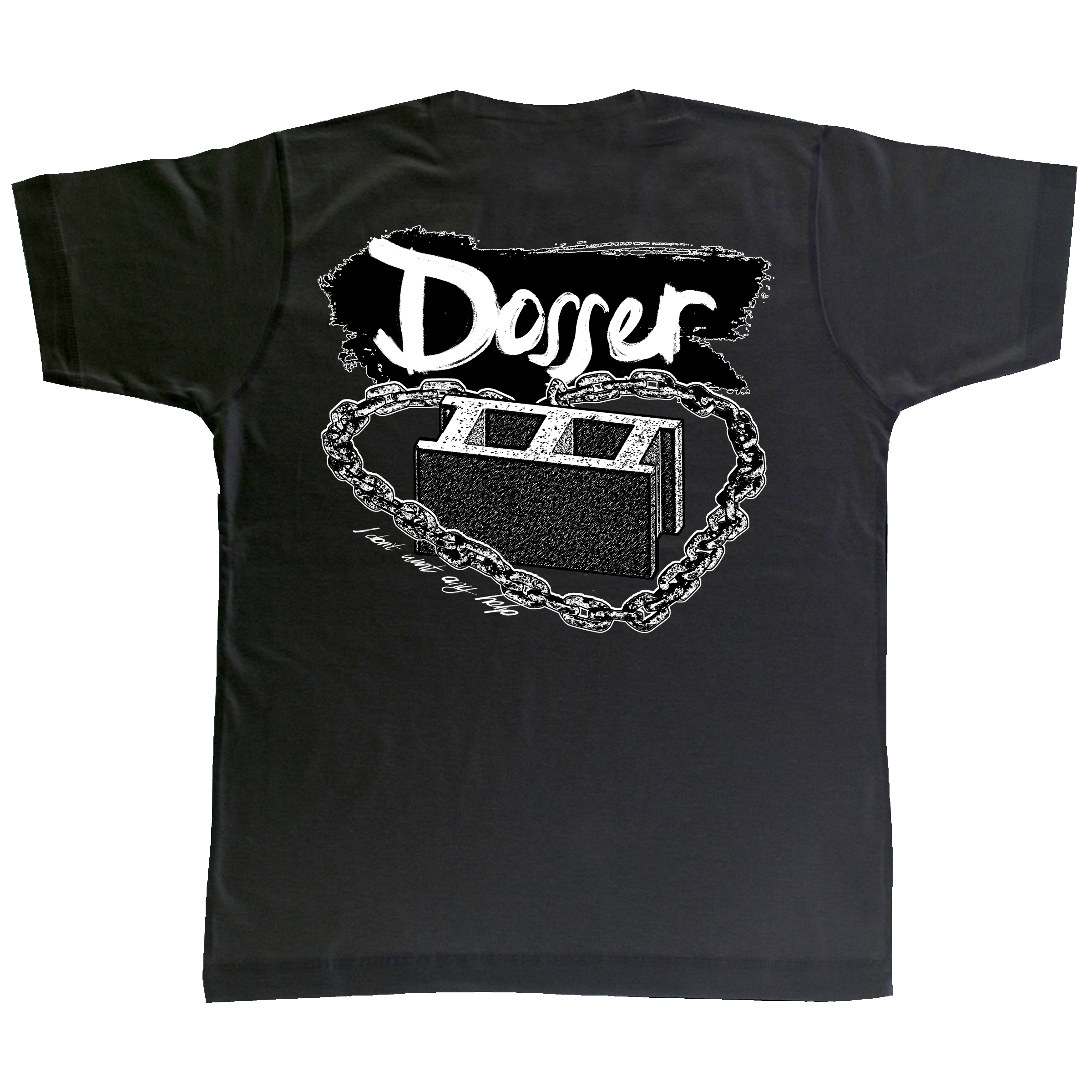 Dosser - Pocket T-Shirt | Heart | Black