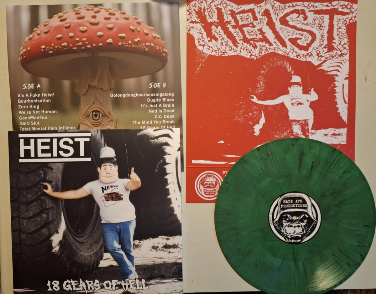 HEIST - 18 Gears of Hell LP