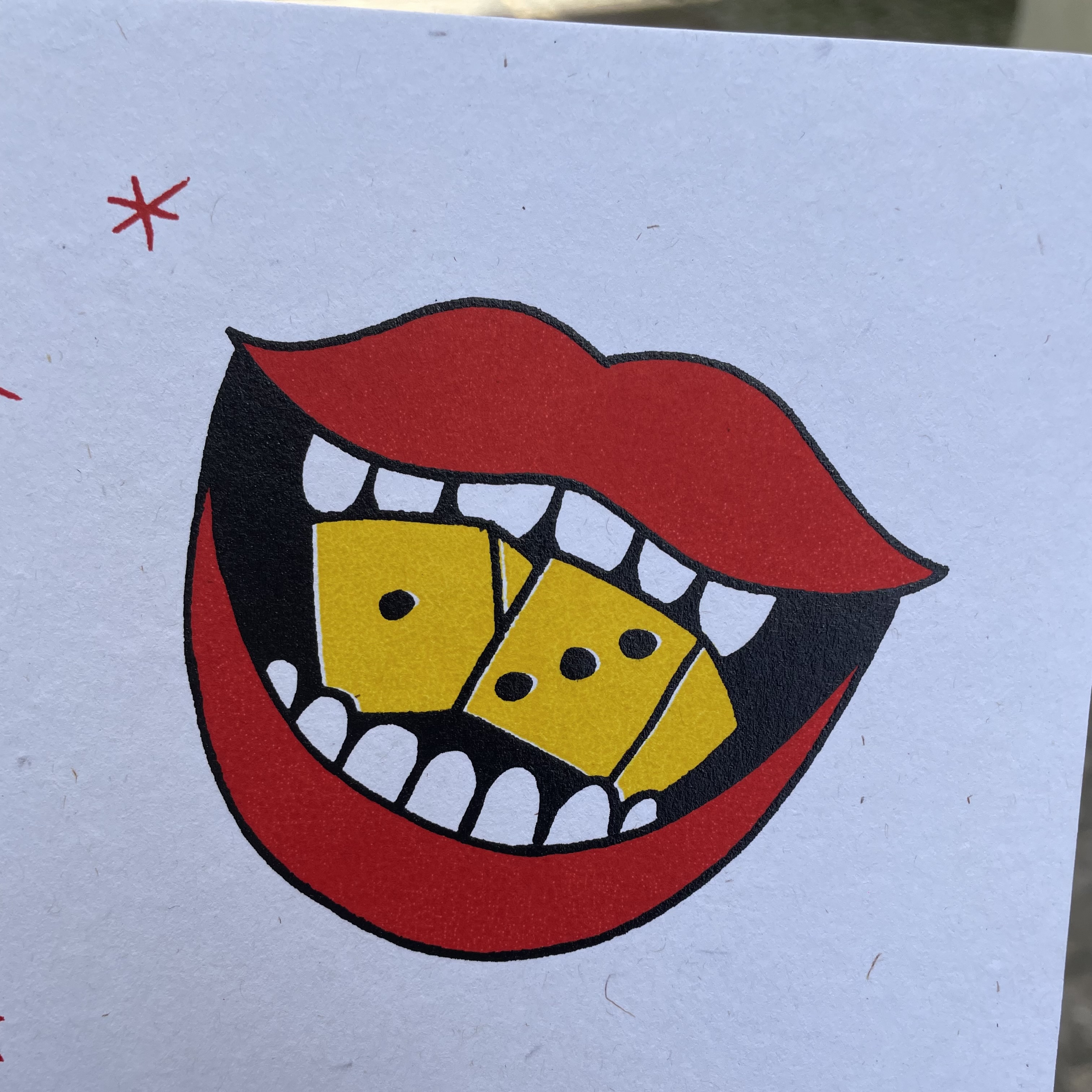 House Always Wins screen print