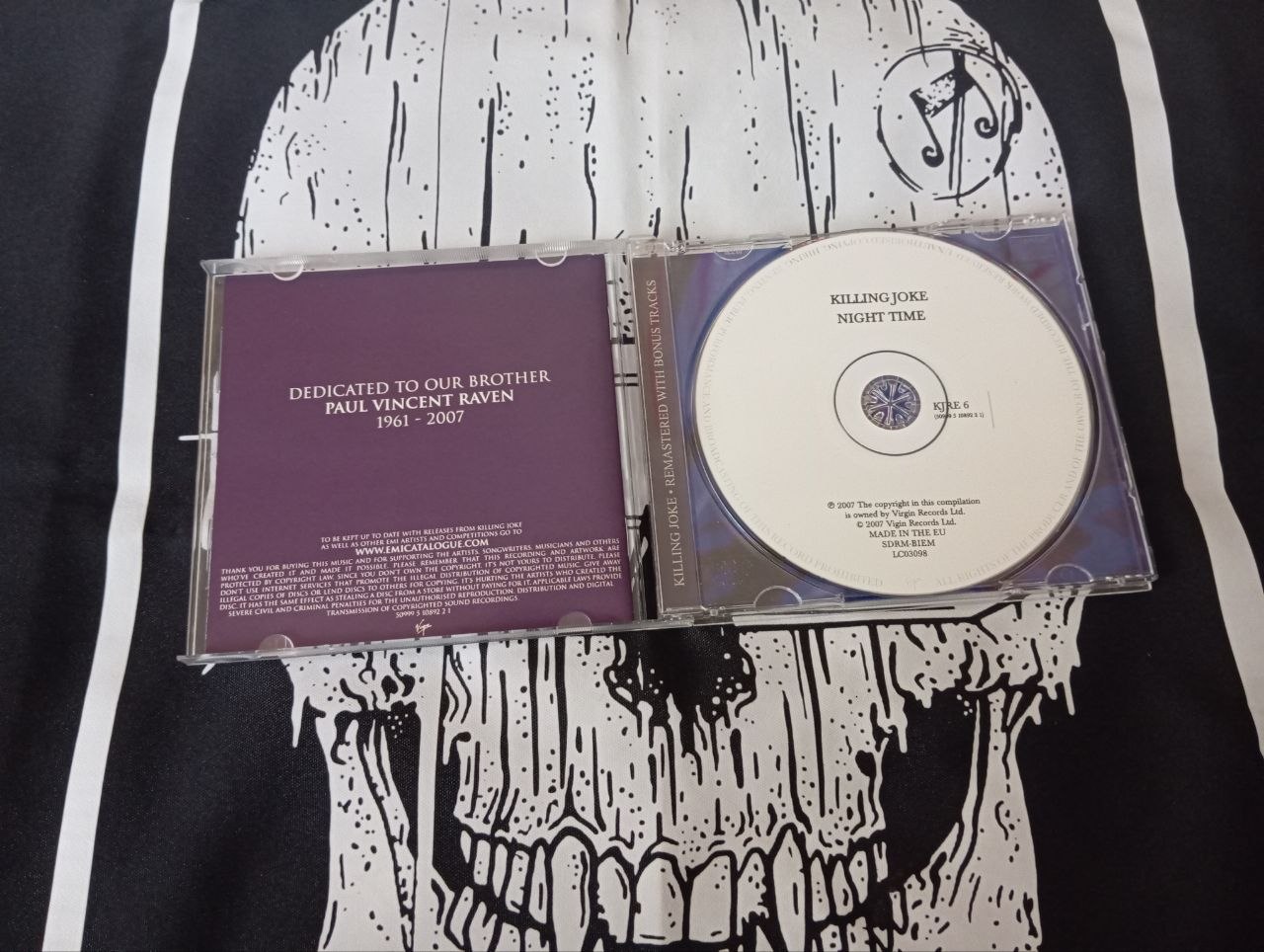 Killing Joke - Night Time (CD, Unoffical, with big booklet, 2008) (NM/NM)