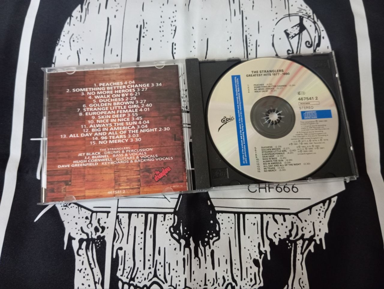 The Stranglers - Greatest Hits 1977 - 1990 (CD, 1990) (NM/NM)