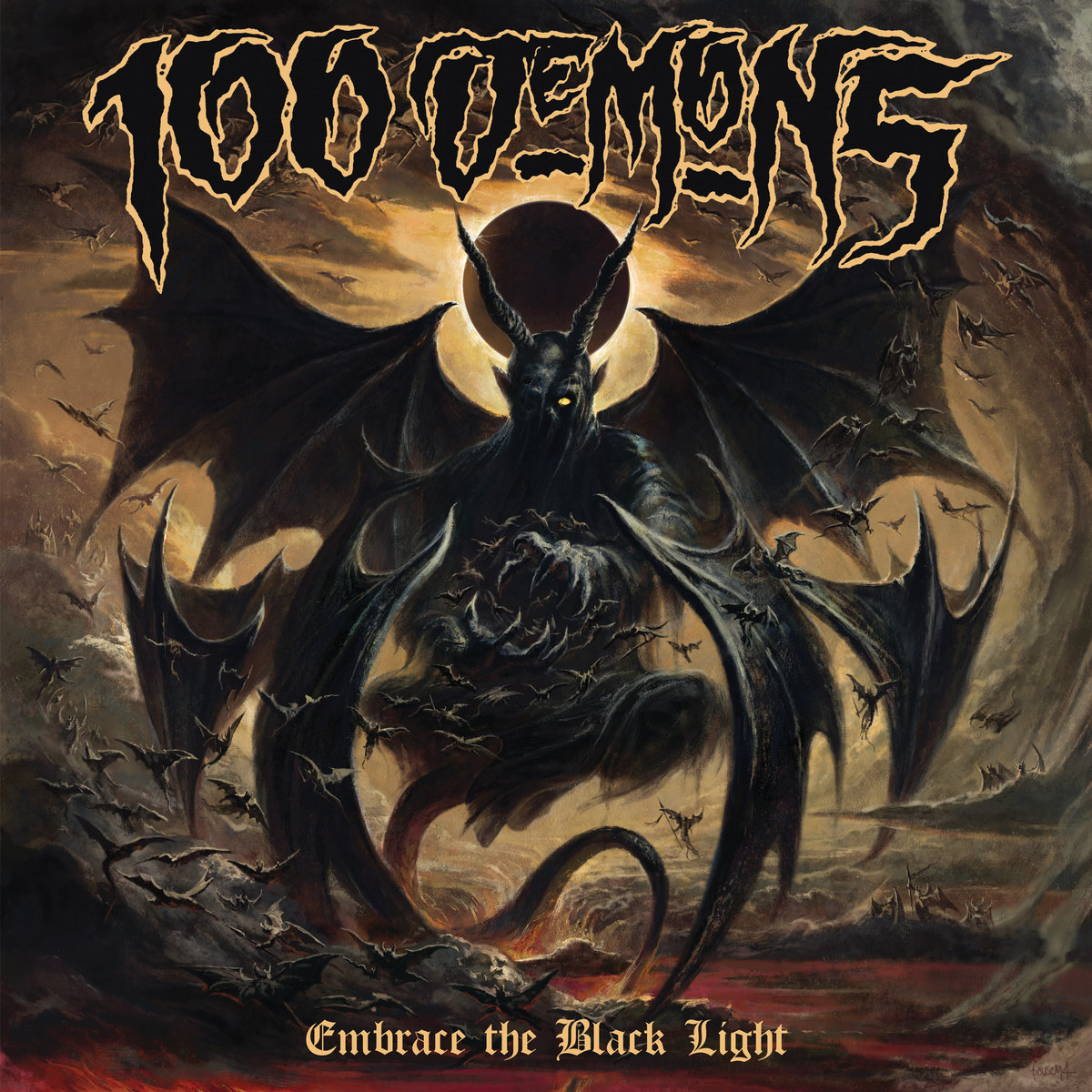 100 Demons 'Embrace the black light' LP