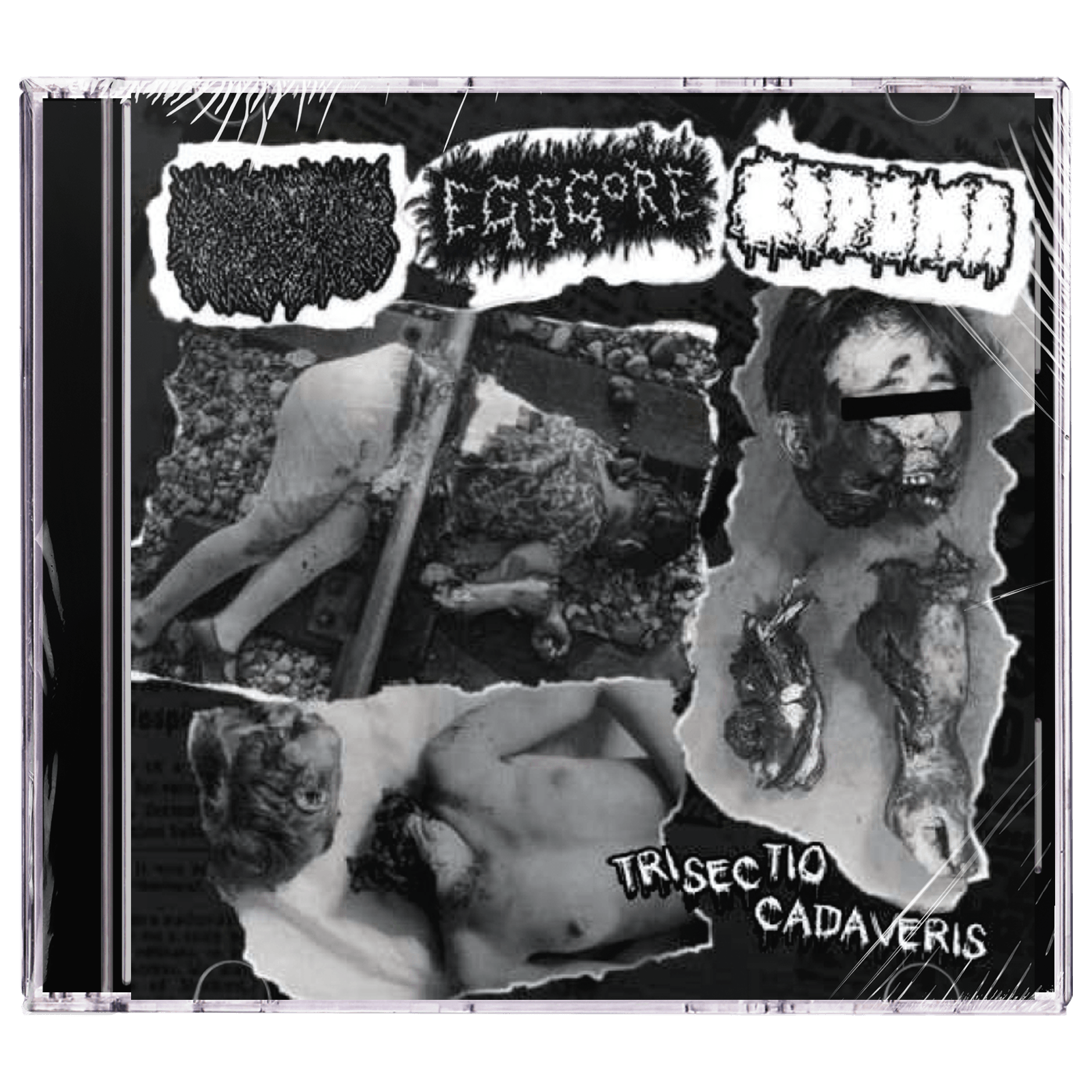Liquid Viscera / Egggore / Lipoma 'Trisectio Cadaveris (Split)' CD