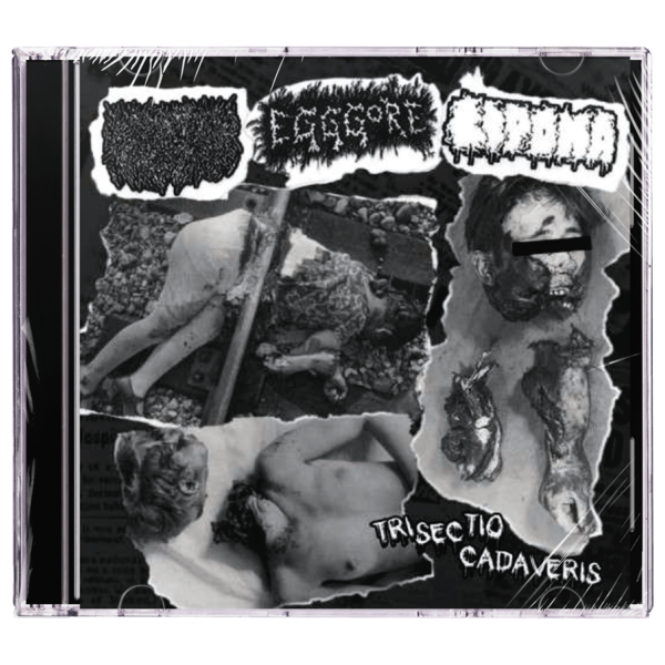 Liquid Viscera / Egggore / Lipoma 'Trisectio Cadaveris (Split)' CD