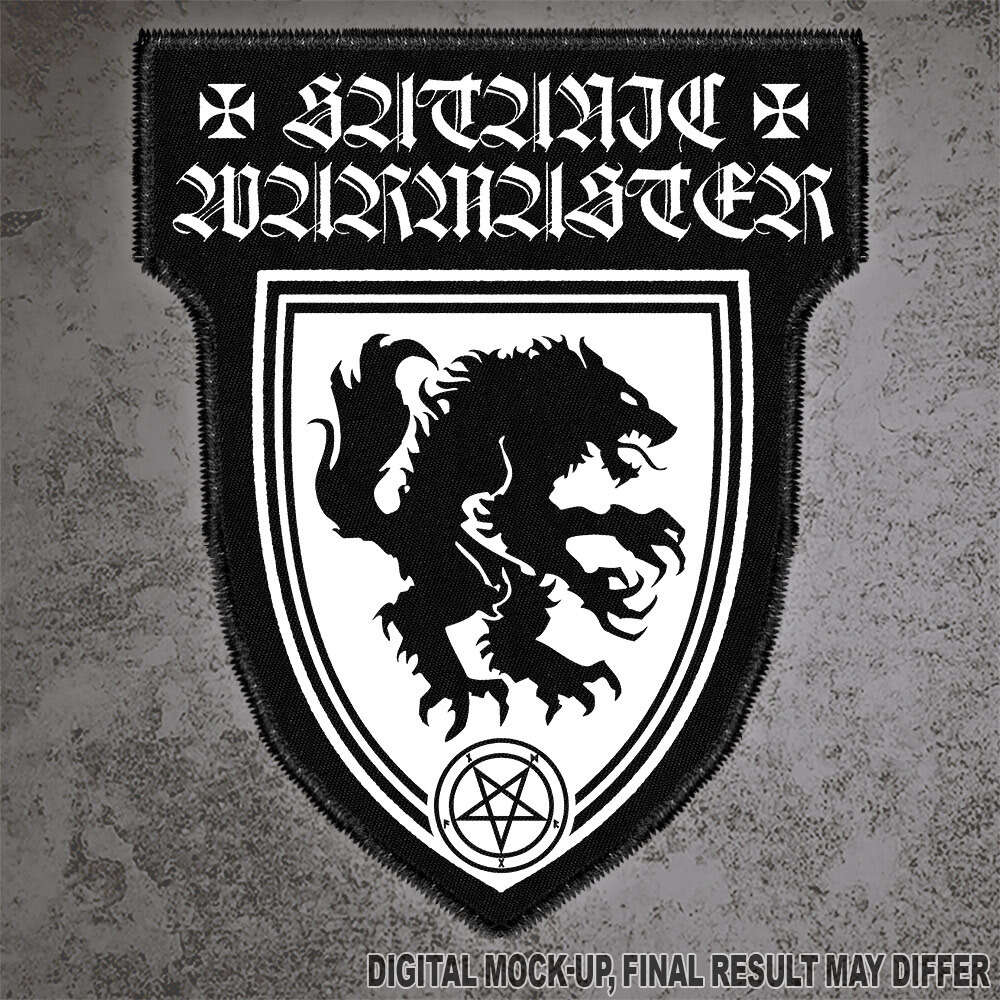 SATANIC WARMASTER -  Logo patch