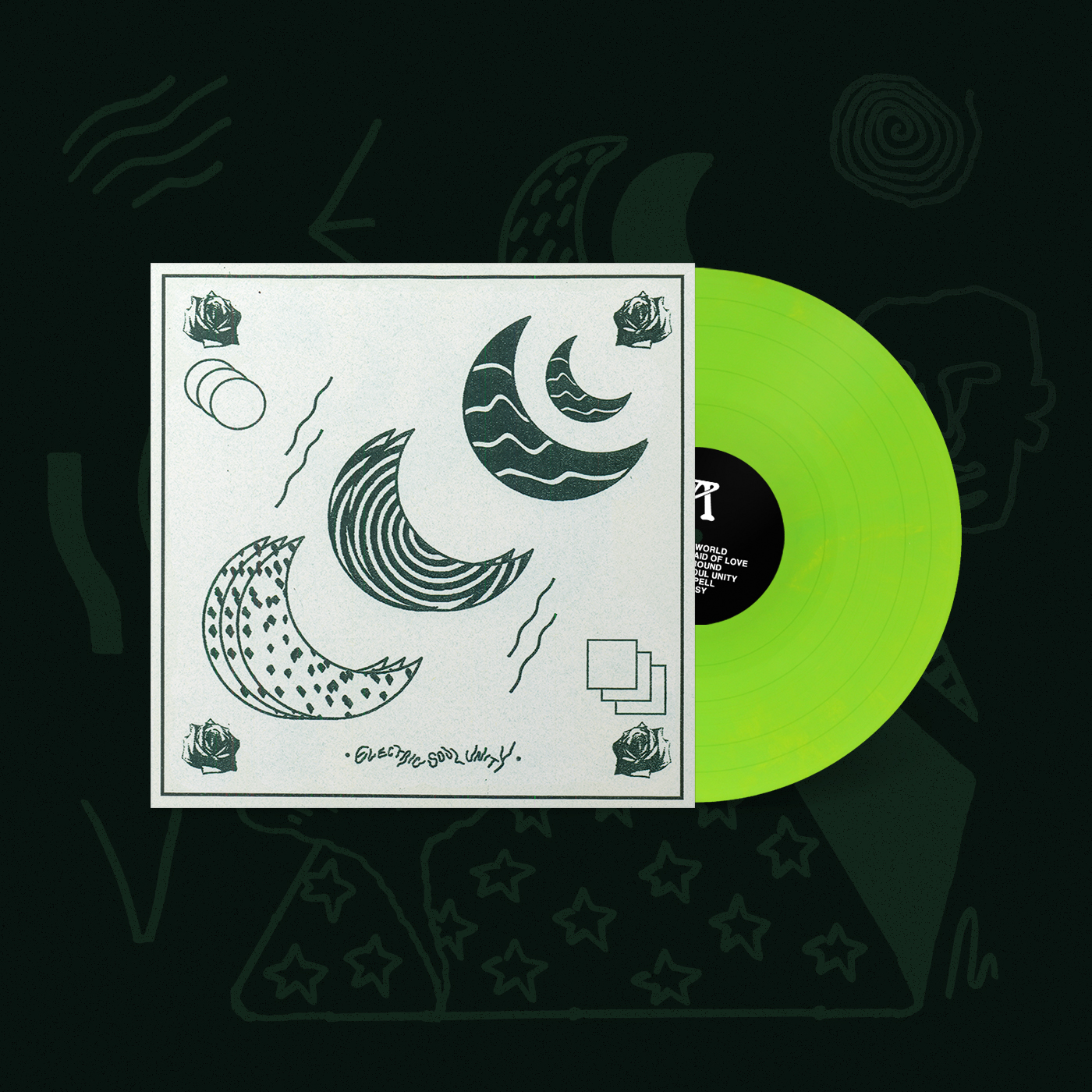 Product shots of Happy Diving - Electric Soul Unity