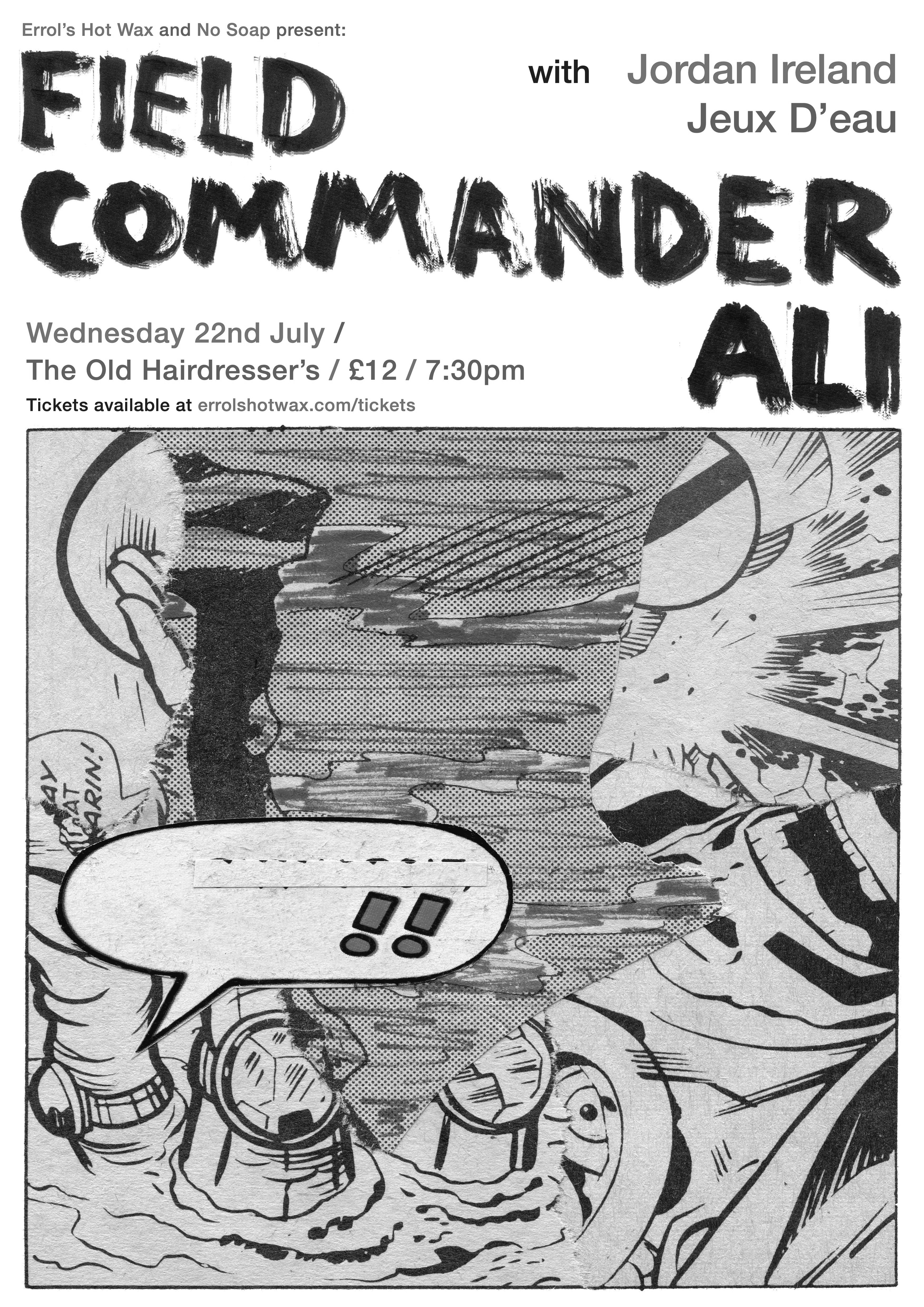 Field Commander Ali, Jordan Ireland, Jeux D'eau