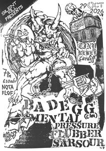 TICKETS: Bad Egg, Mental Pressure, Flubber, Sarsour @ Tiny Rebel, Cardiff