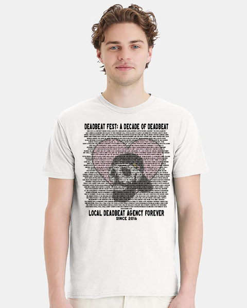 10 Years of Deadbeat: Every Band Band Shirt (Preorder)