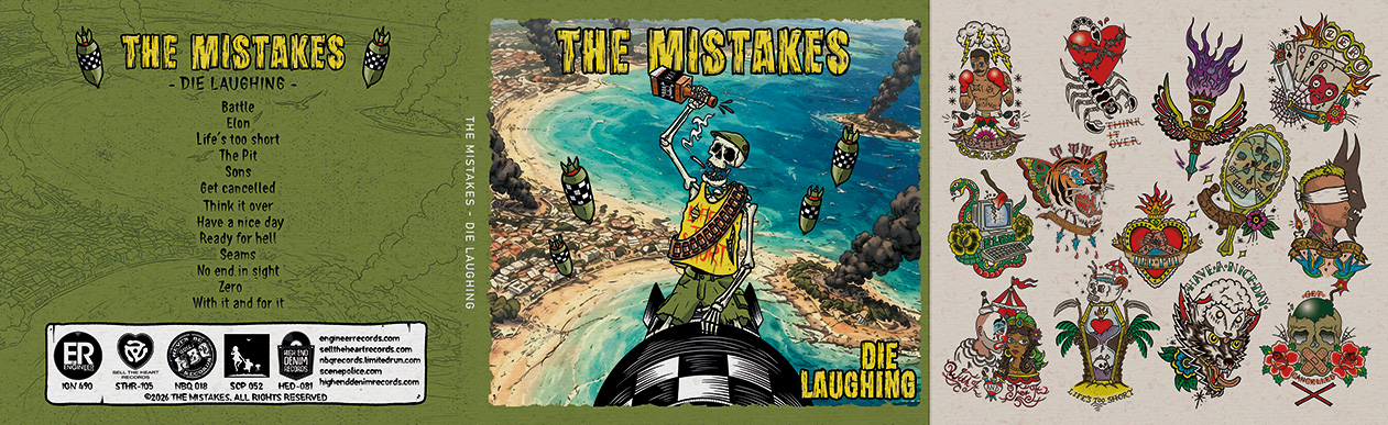 NBQ 018: The Mistakes - Die Laughing (CD Album)
