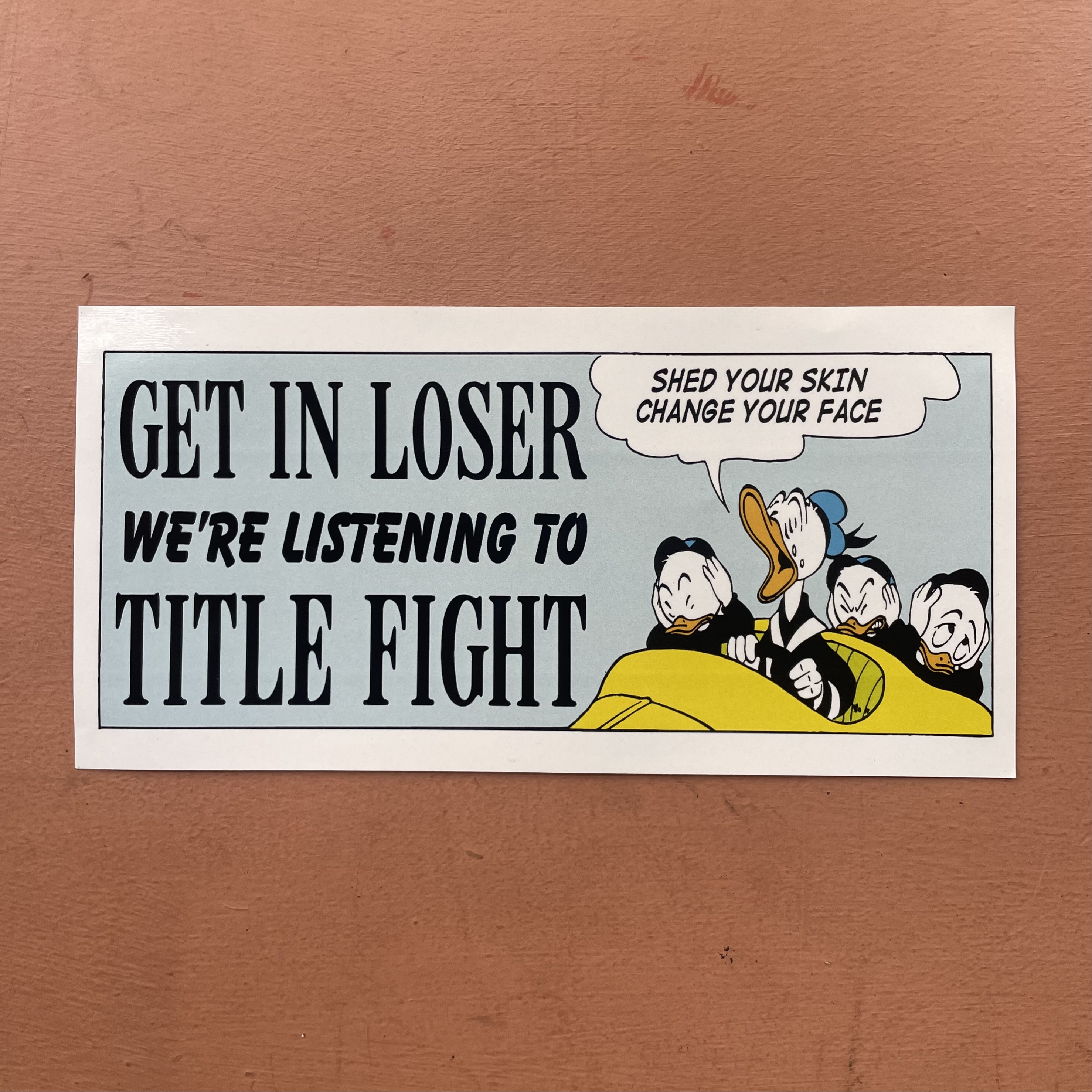 Title Fight Shed Yer Skin Bumper Sticker