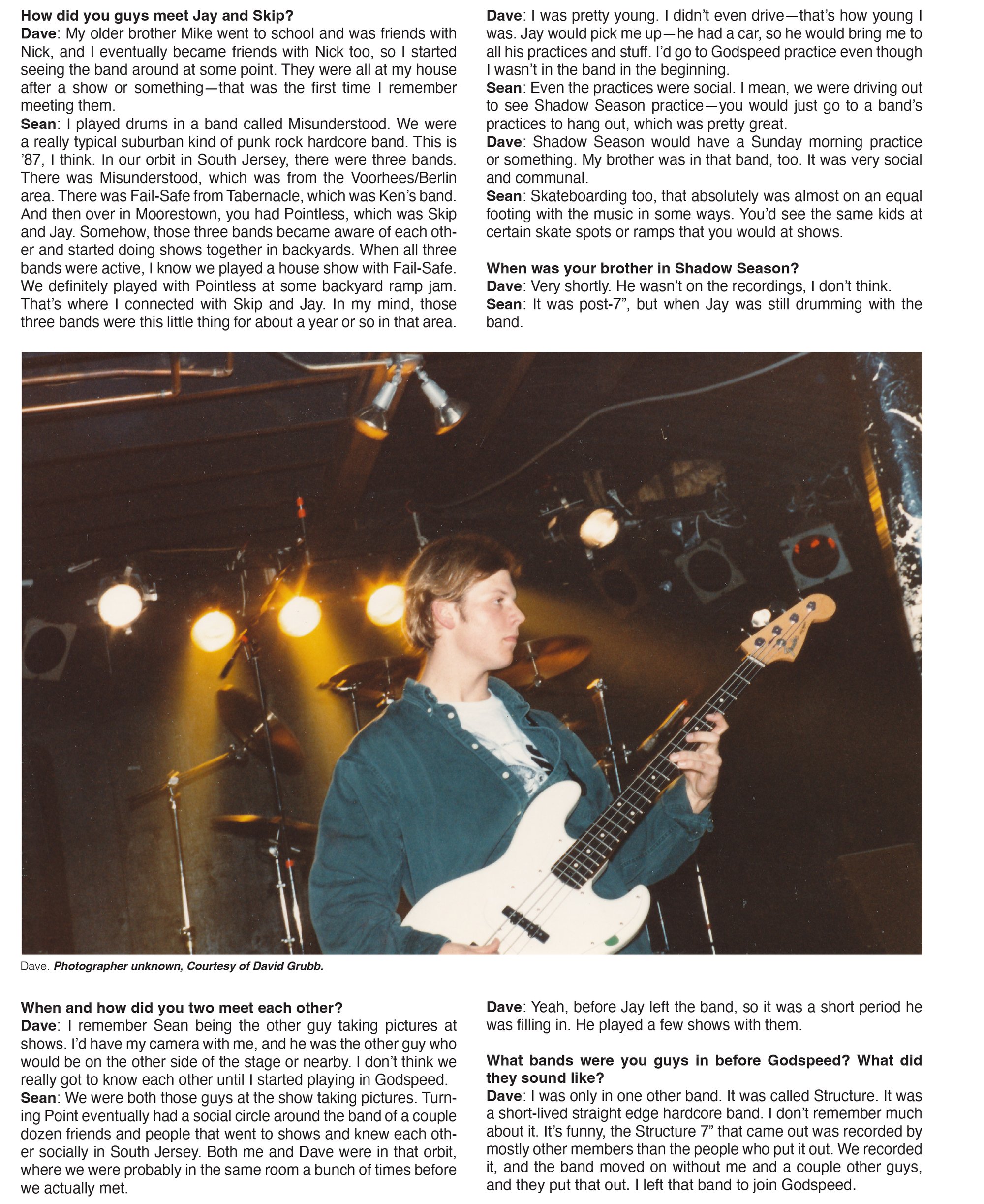 Godspeed fanzine/book