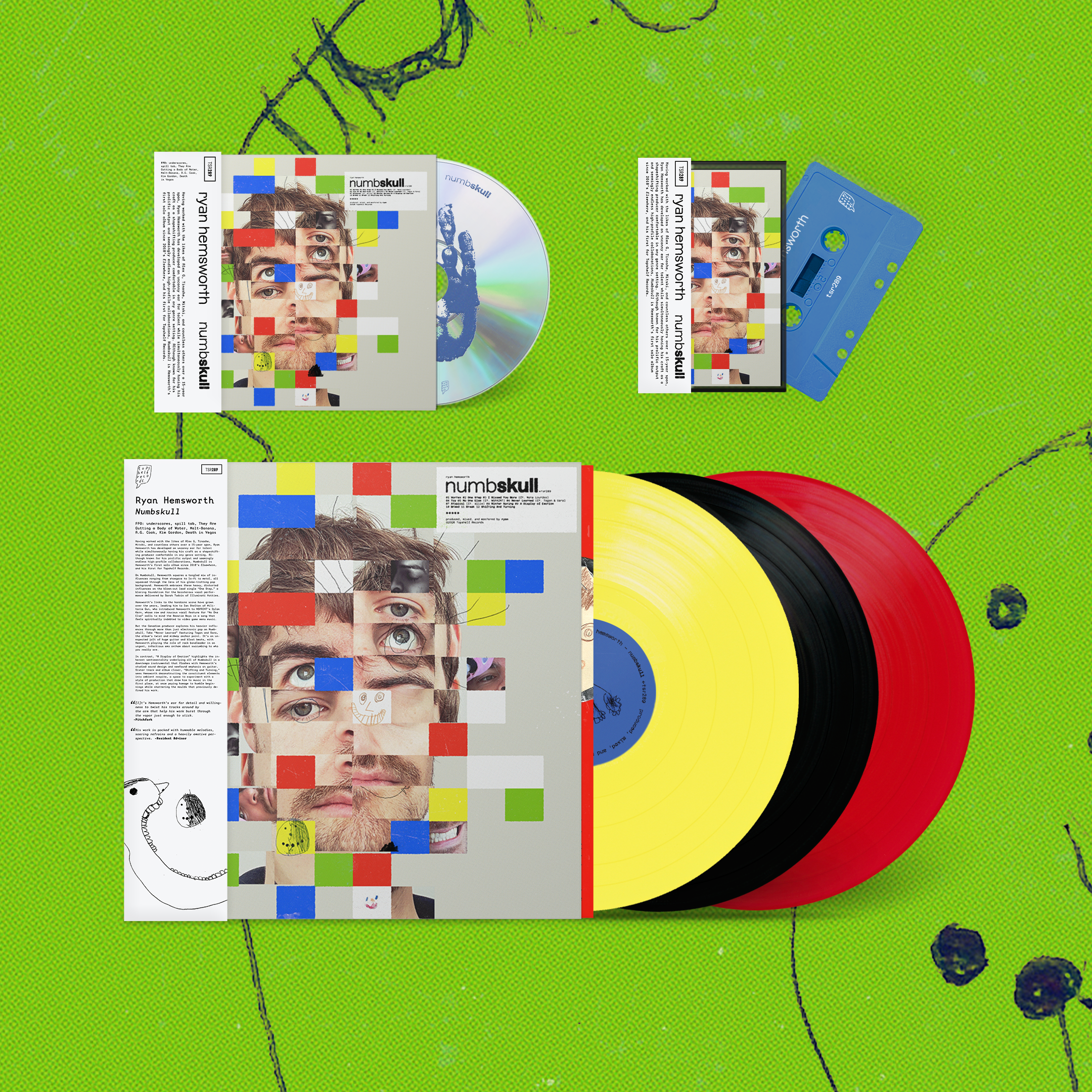 Product shots of Ryan Hemsworth - Numbskull